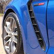 Load image into Gallery viewer, Anderson Composites 15-17 Mustang Carbon Fiber GT350 Style Fender Vent Inserts (Only Fit AC Fenders) - Side View