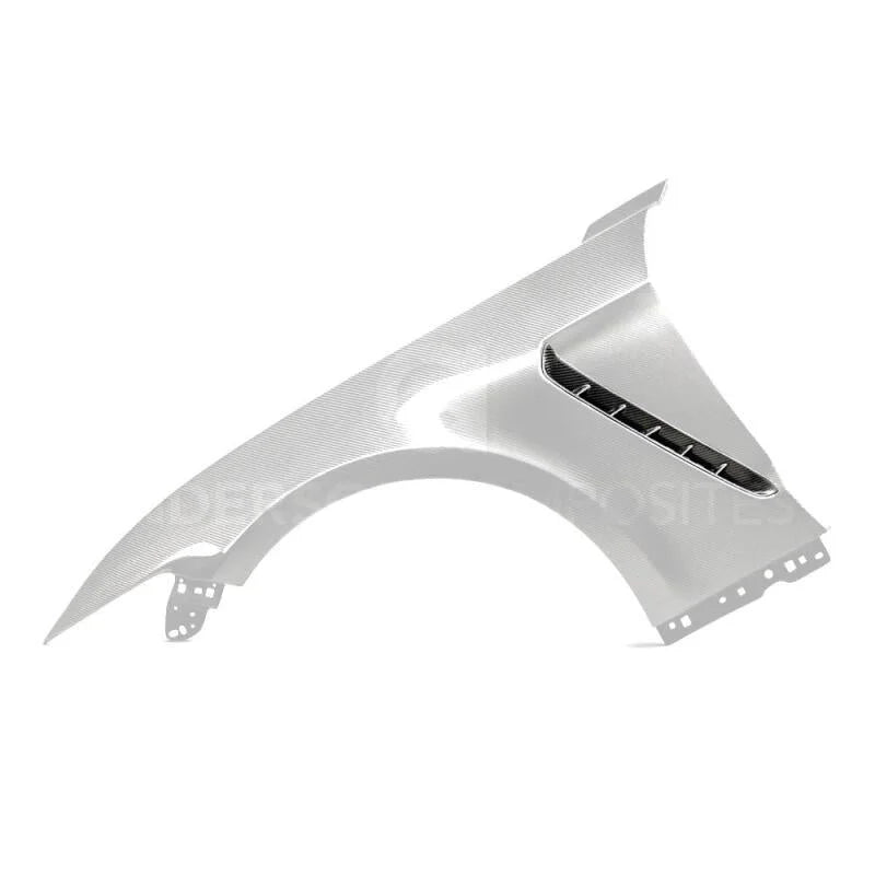 Anderson Composites 15-17 Mustang Carbon Fiber GT350 Style Fender Vent Inserts (Only Fit AC Fenders) - Installation View