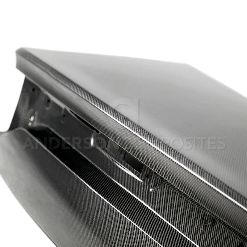 Anderson Composites 15-18 Dodge Charger Hellcat OE Carbon Fiber Decklid - Side View