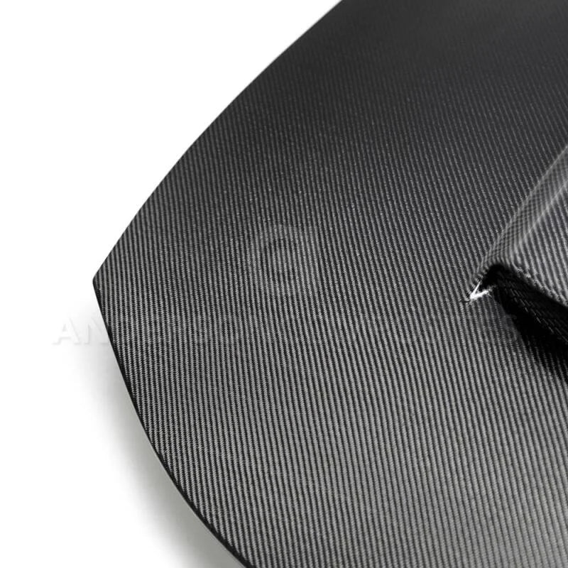 Anderson Composites 15-18 Dodge Charger Type DM (Demon Style) Carbon Fiber Hood - Side View