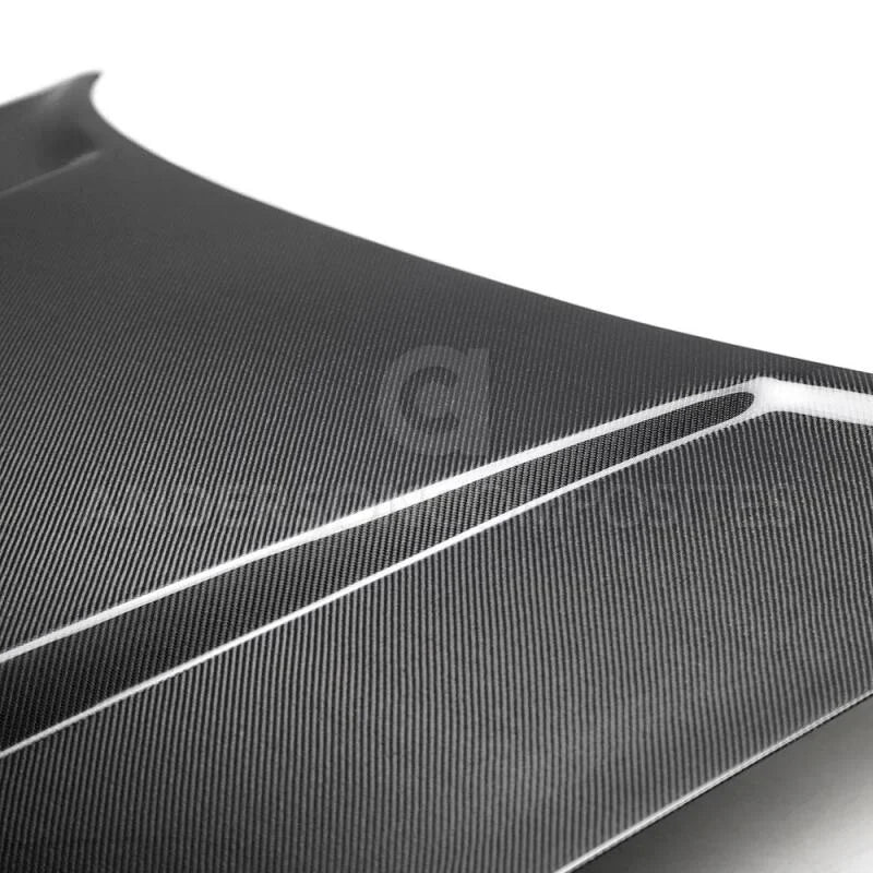 Anderson Composites 15-18 Dodge Charger Type DM (Demon Style) Carbon Fiber Hood - Installation View