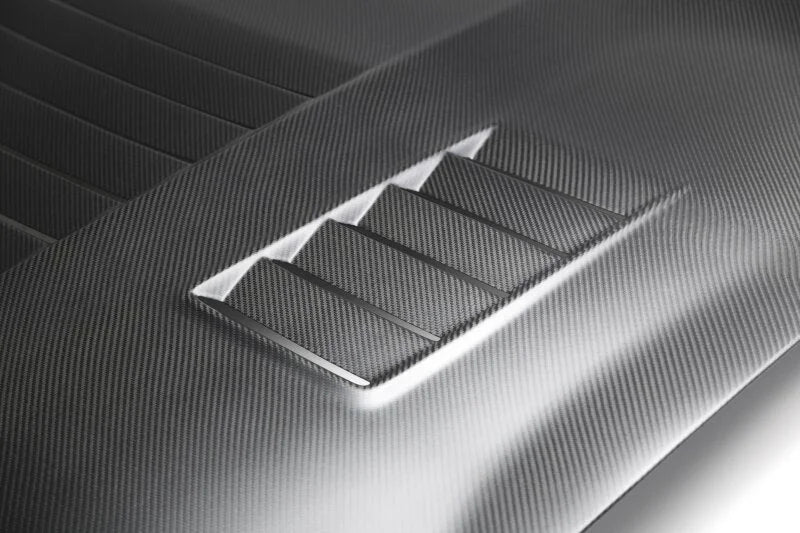Anderson Composites 15-19 Ford Mustang Shelby GT350 Type-CR Double Sided Carbon Fiber Hood - Additional View 5