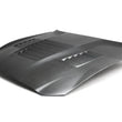 Load image into Gallery viewer, Anderson Composites 15-19 Ford Mustang Shelby GT350 Type-CR Double Sided Carbon Fiber Hood - Additional View 6