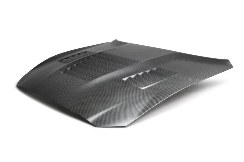 Anderson Composites 15-19 Ford Mustang Shelby GT350 Type-CR Double Sided Carbon Fiber Hood - Additional View 6
