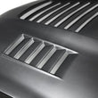 Load image into Gallery viewer, Anderson Composites 15-19 Ford Mustang Shelby GT350 Type-CR Double Sided Carbon Fiber Hood - Additional View 7