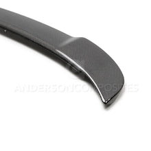 Load image into Gallery viewer, Anderson Composites 15-20 Dodge Charger Type-OE Carbon Fiber Rear Spoiler - Back View