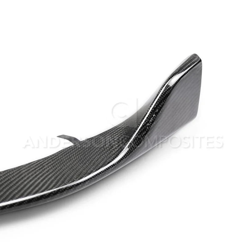Anderson Composites 15-20 Ford Mustang Shelby GT350 Carbon Fiber Bumper Inserts - Side View