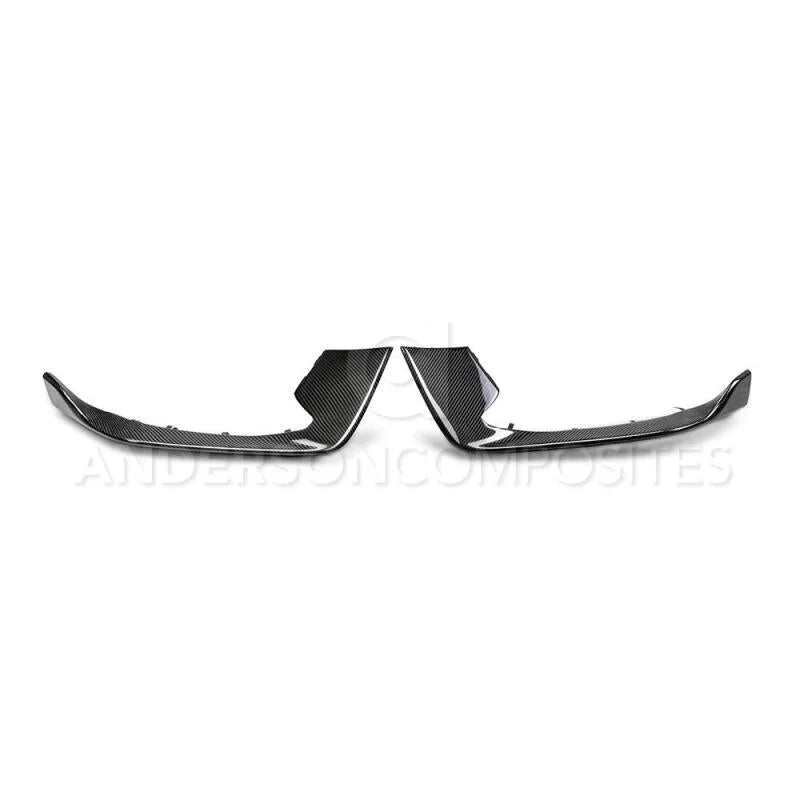 Anderson Composites 15-20 Ford Mustang Shelby GT350 Carbon Fiber Bumper Inserts - Additional View 5