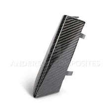 Load image into Gallery viewer, Anderson Composites 15-20 Ford Mustang Shelby GT350 Carbon Fiber Front Upper Grille Inserts - Back View
