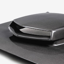 Load image into Gallery viewer, Anderson Composites 15-23 Dodge Challenger Type-HM Carbon Fiber Hood - Back View