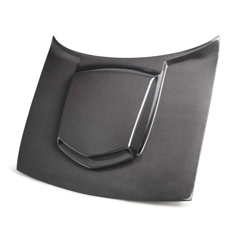 Anderson Composites 15-23 Dodge Challenger Type-HM Carbon Fiber Hood - Installation View
