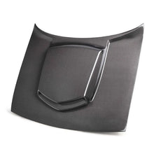 Load image into Gallery viewer, Anderson Composites 15-23 Dodge Challenger Type-HM Carbon Fiber Hood - Installation View