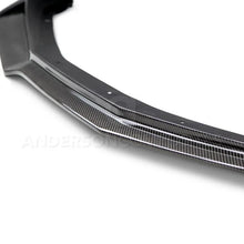 Load image into Gallery viewer, Anderson Composites 16-17 Chevrolet Camaro SS Type-AZ Front Chin Spoiler - Back View