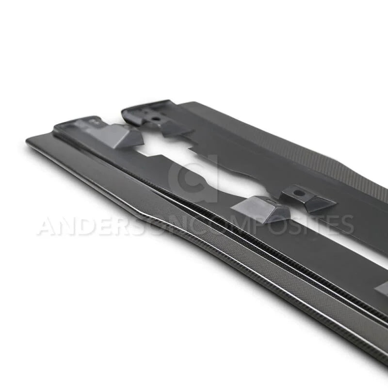 Anderson Composites 16-17 Ford Focus RS Type-AR Rocker Panel Splitter - Additional View 6