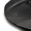 Load image into Gallery viewer, Anderson Composites 16-19 Chevrolet Camaro Carbon Fiber Type-OE Style Hood - Back View