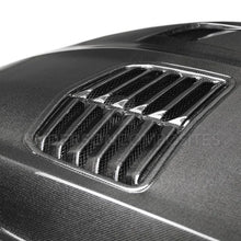 Load image into Gallery viewer, Anderson Composites 16-19 Chevrolet Camaro Double Sided Carbon Fiber Type-T2 Style Hood - Side View