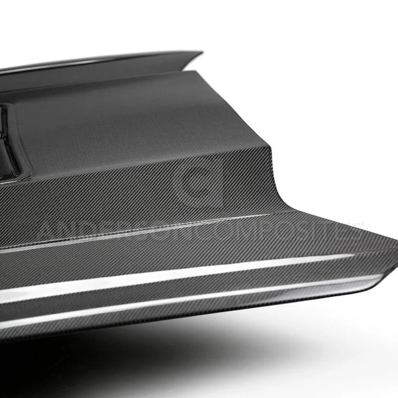 Anderson Composites 16-19 Chevrolet Camaro Double Sided Carbon Fiber Type-T2 Style Hood - Additional View 7