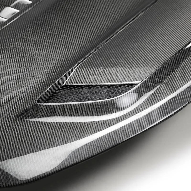 Anderson Composites 16-19 Chevrolet Camaro Double Sided Carbon Fiber Type-T2 Style Hood - Additional View 8