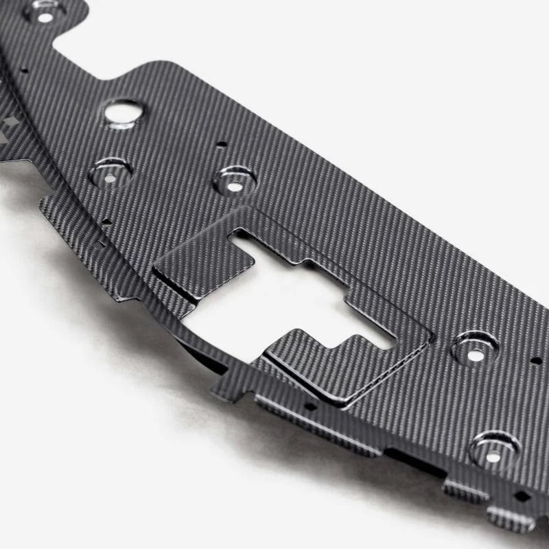 Anderson Composites 16-24 Chevrolet Camaro Carbon Fiber Radiator Cover - Side View