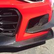 Load image into Gallery viewer, Anderson Composites 17-18 Chevrolet Camaro 1LE Carbon Fiber Type LE Air Duct Bezels - Back View