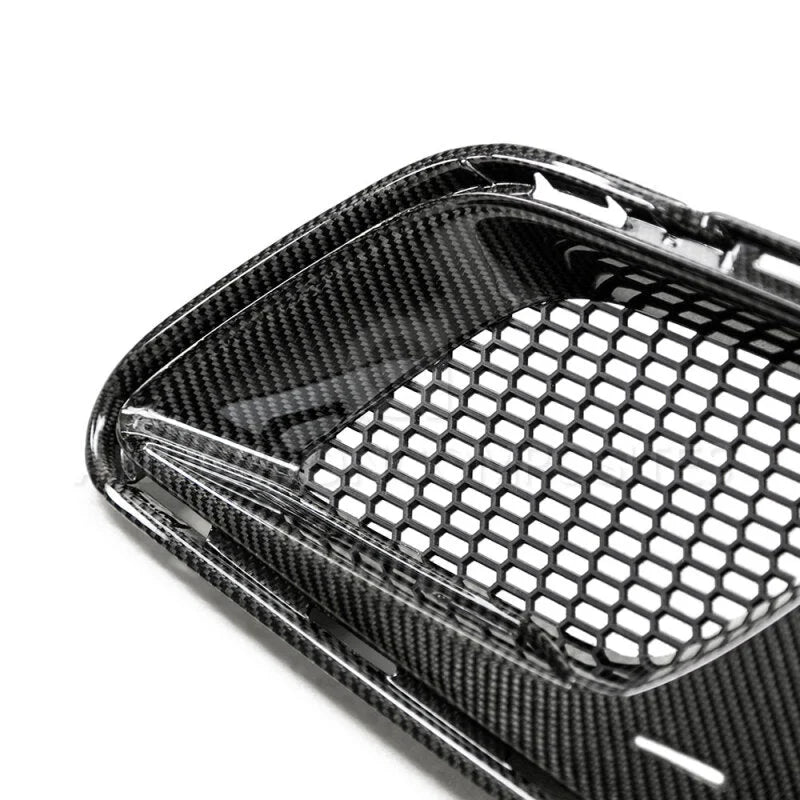 Anderson Composites 17-18 Chevrolet Camaro 1LE Carbon Fiber Type LE Air Duct Bezels - Installation View