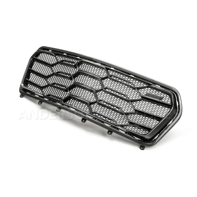 Anderson Composites 17-18 Chevrolet Camaro ZL1 1LE Front Lower Grille - Side View