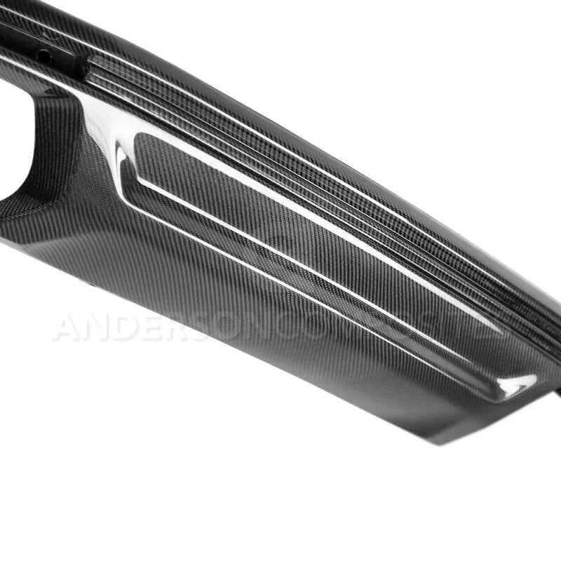 Anderson Composites 17-18 Chevrolet Camaro ZL1 Type-LE Rear Diffuser - Back View