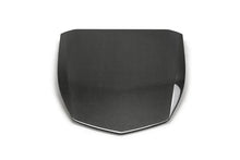 Load image into Gallery viewer, Anderson Composites 17-18 Chevrolet Camaro ZL1 Type-OE Carbon Fiber Hood Insert - Side View