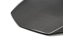 Load image into Gallery viewer, Anderson Composites 17-18 Chevrolet Camaro ZL1 Type-OE Carbon Fiber Hood Insert - Installation View