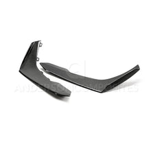 Load image into Gallery viewer, Anderson Composites 17-18 Chevy Camaro ZL1 1LE Type-LE Carbon Fiber Front Bumper Canards - Main Product View