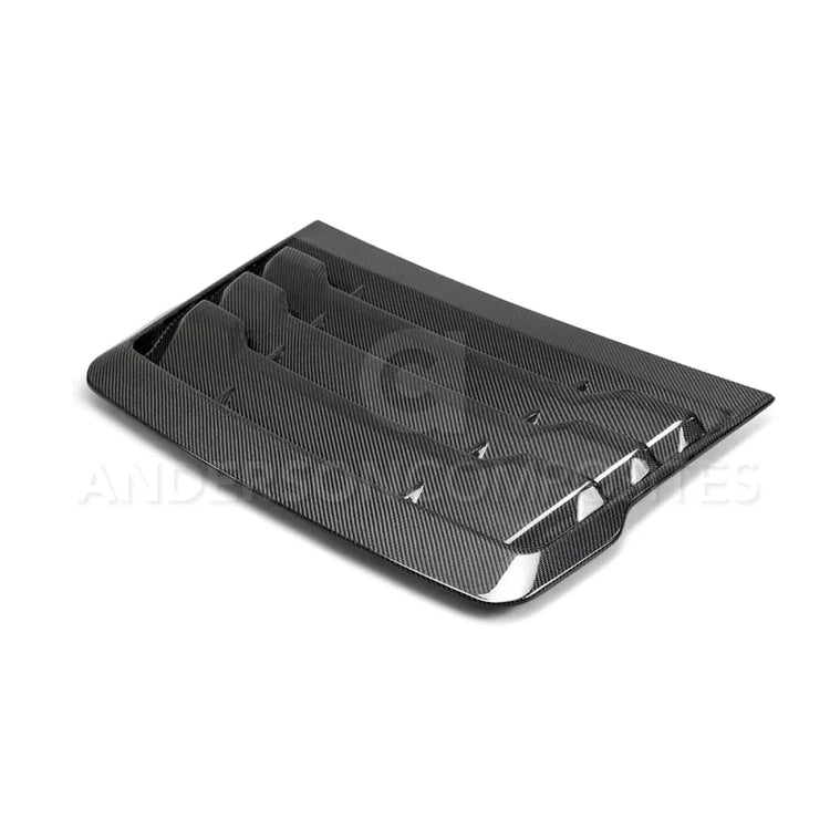Anderson Composites 17-18 Ford Raptor Type-OE Carbon Fiber Hood Vent - Main Product View
