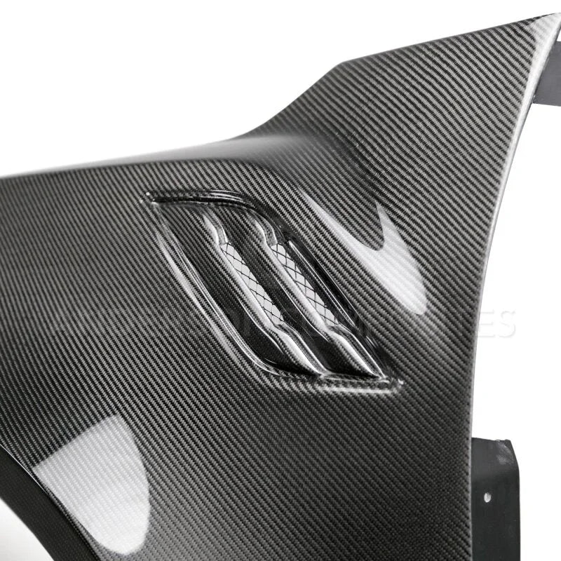 Anderson Composites 17-18 Ford Raptor Type-Wide Carbon Fiber Front Fenders (Pair) - Side View