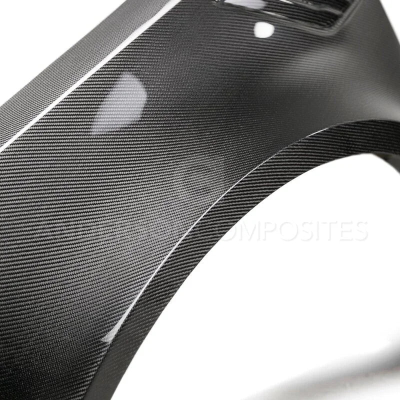 Anderson Composites 17-18 Ford Raptor Type-Wide Carbon Fiber Front Fenders (Pair) - Back View