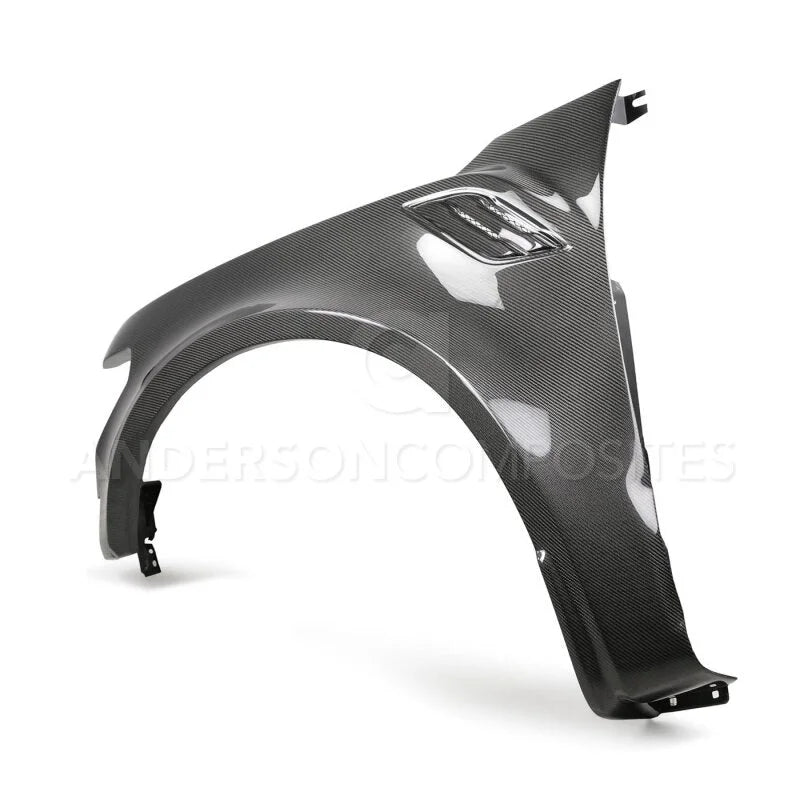 Anderson Composites 17-18 Ford Raptor Type-Wide Carbon Fiber Front Fenders (Pair) - Installation View