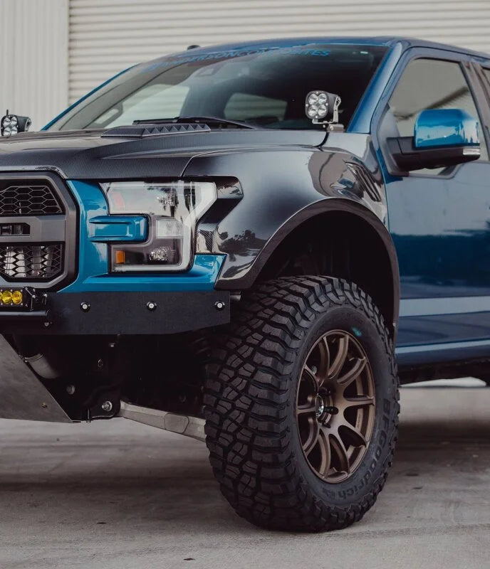 Anderson Composites 17-18 Ford Raptor Type-Wide Carbon Fiber Front Fenders (Pair) - Additional View 8