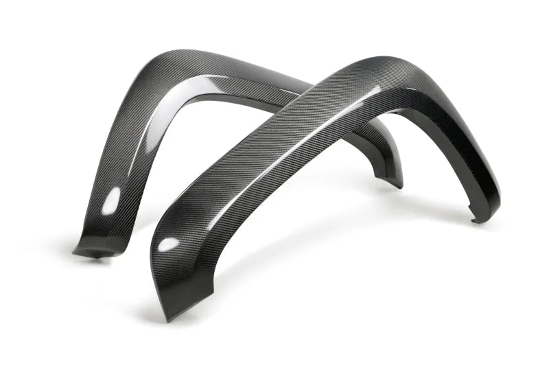 Anderson Composites 17-19 Chevy Colorado ZR2 Front Carbon Fiber Fender Flares (Pair) - Main Product View