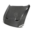 Load image into Gallery viewer, Anderson Composites 18-20 Ford Mustang Double Sided Type-OE Carbon Fiber Hood - Main Product View