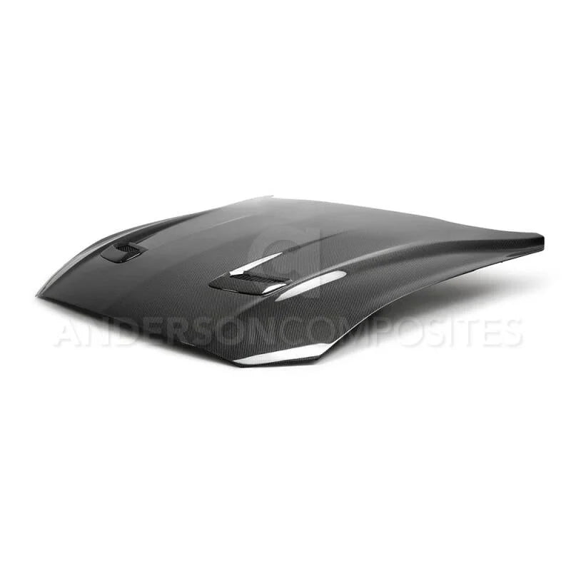 Anderson Composites 18-20 Ford Mustang Double Sided Type-OE Carbon Fiber Hood - Additional View 6