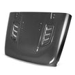 Load image into Gallery viewer, Anderson Composites 19-20 Jeep Wrangler Rubicon Type-OE Carbon Fiber Hood - Installation View