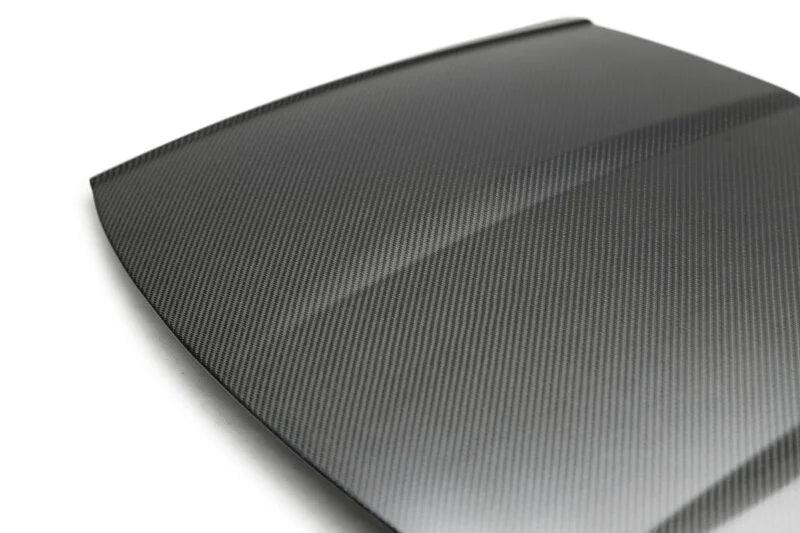 Anderson Composites 20-21 Chevrolet Corvette C8 Dry Carbon Roof Replacement - Back View