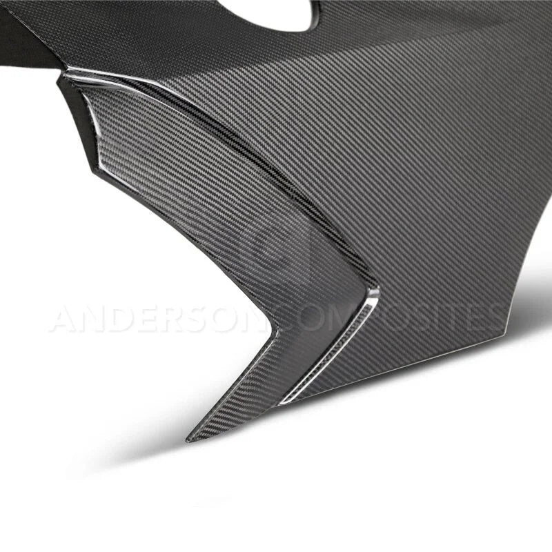 Anderson Composites 20-21 Chevrolet Corvette C8 Stingray Carbon Fiber Rear Fender - Side View