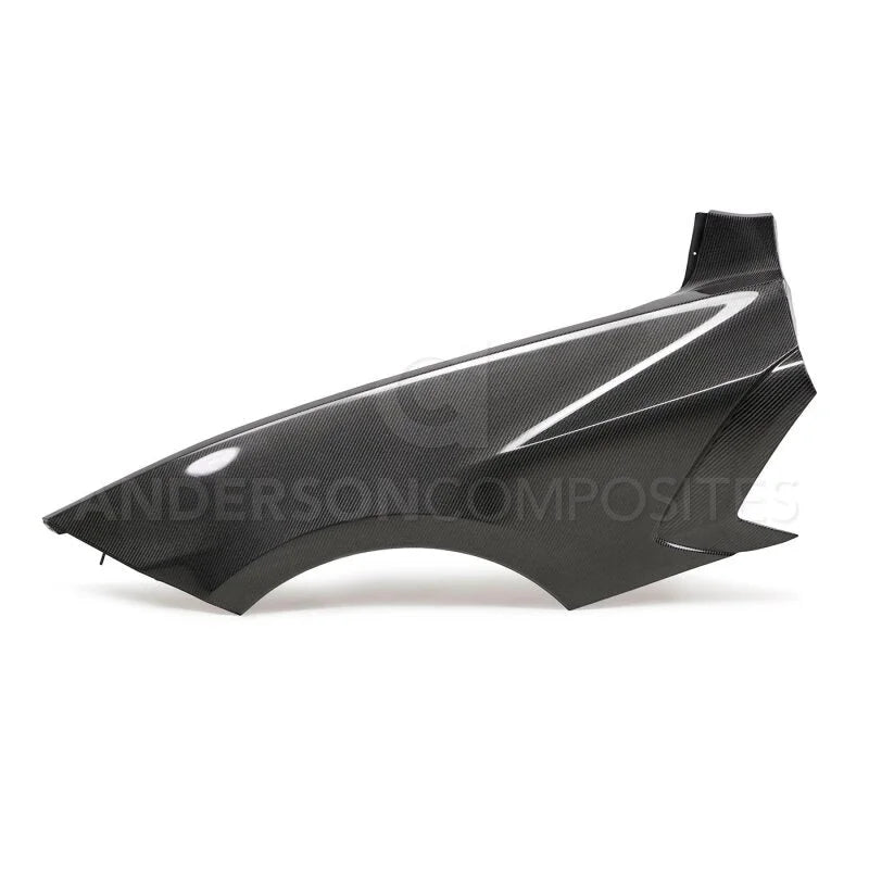 Anderson Composites 20-21 Chevrolet Corvette C8 Stingray Carbon Fiber Rear Fender - Back View