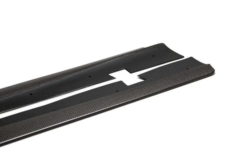 Anderson Composites 20-21 Dodge Charger Hellcat Type-MB Wide Body Rocker Panel Splitter - Additional View 5
