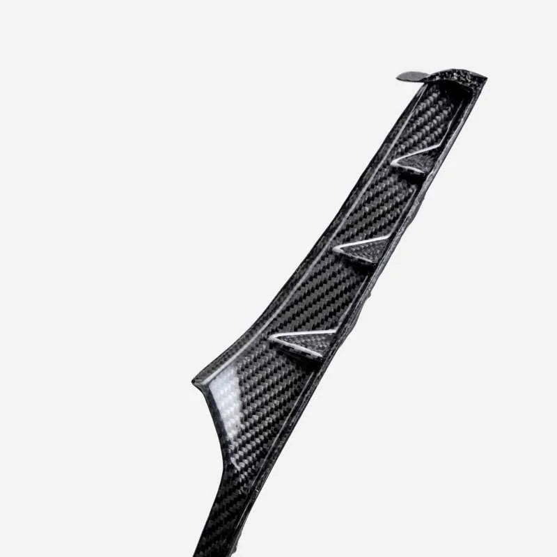 Anderson Composites 20-22 Ford Mustang Carbon Fiber Turn Signal Bezels - Side View