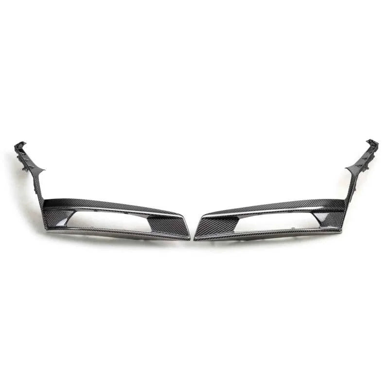 Anderson Composites 20-22 Ford Mustang Carbon Fiber Turn Signal Bezels - Installation View