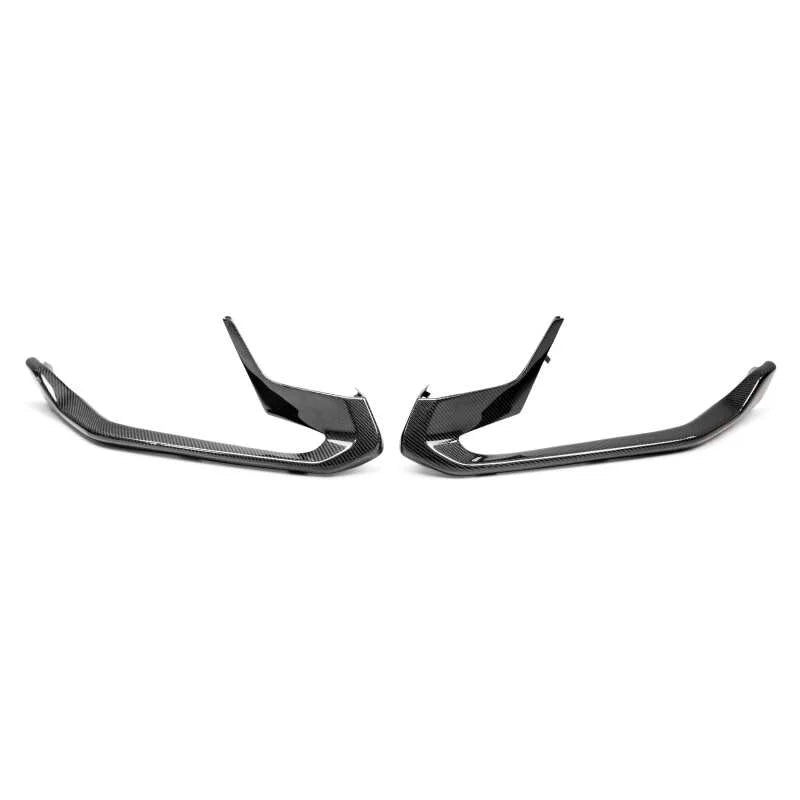 Anderson Composites 20-22 Ford Mustang Shelby GT500 Carbon Fiber Front Bumper Trim - Main Product View