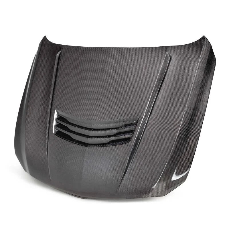 Anderson Composites 20-23 Cadillac CT5-V Blackwing Carbon Fiber Hood - Type SV - Back View