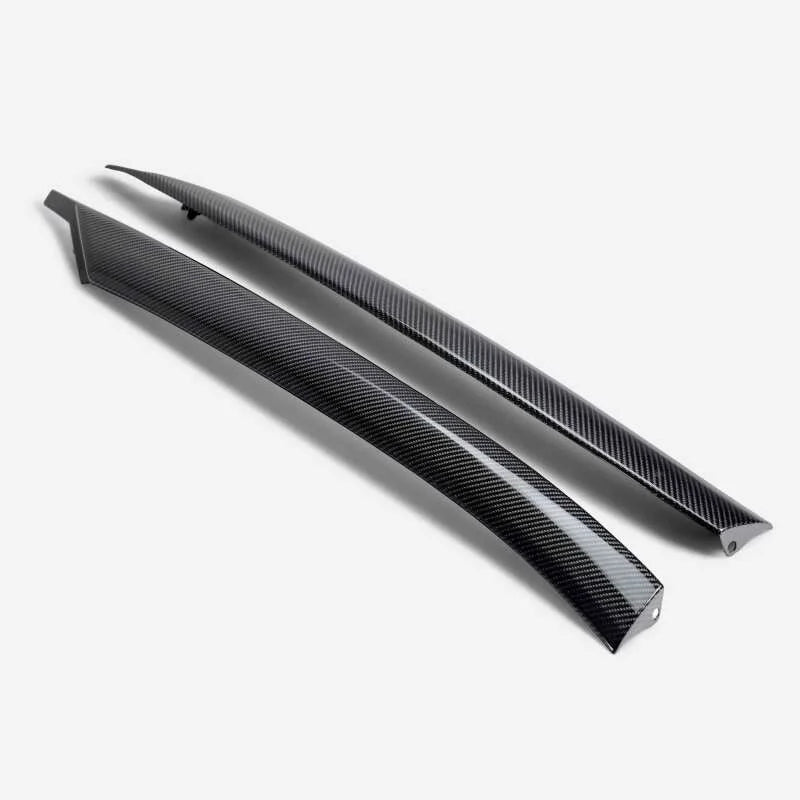 Anderson Composites 20-23 Corvette C8 Stingray Carbon Fiber Pillars Covers (Pair) - Side View