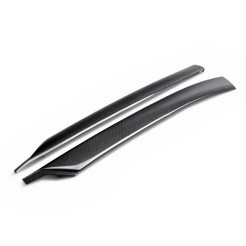 Anderson Composites 20-23 Corvette C8 Stingray Carbon Fiber Pillars Covers (Pair) - Back View