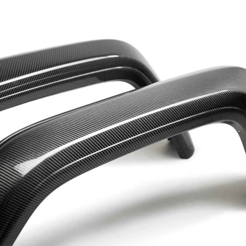 Anderson Composites 20-23 Jeep Gladiator (JT) Carbon Fiber Rear Fender Flares (Pair) - Back View